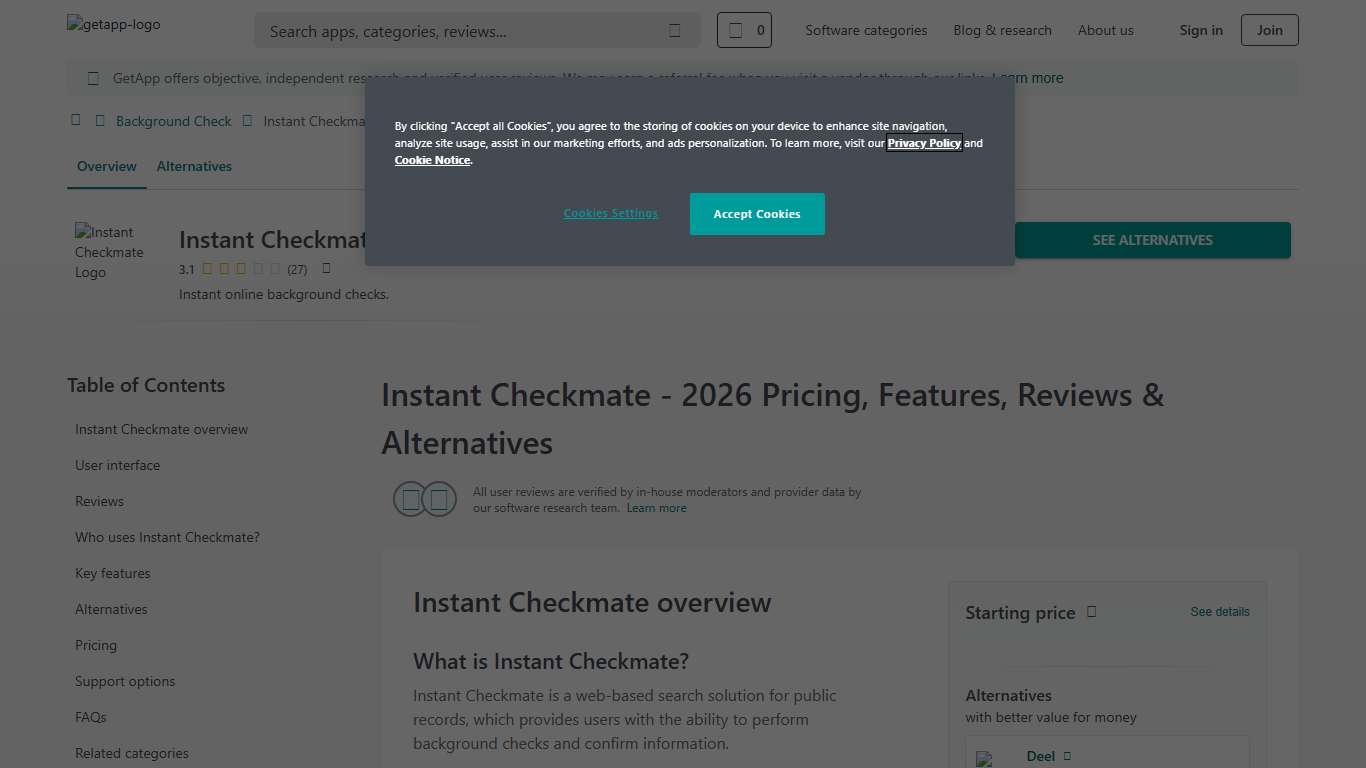 Instant Checkmate 2026 Pricing, Features, Reviews & Alternatives GetApp